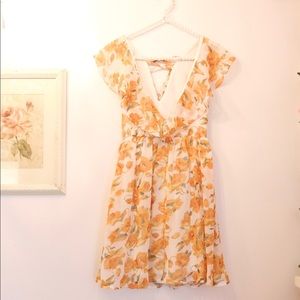 Yellow Floral Sundress